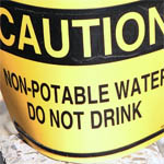 nonpotable water sign